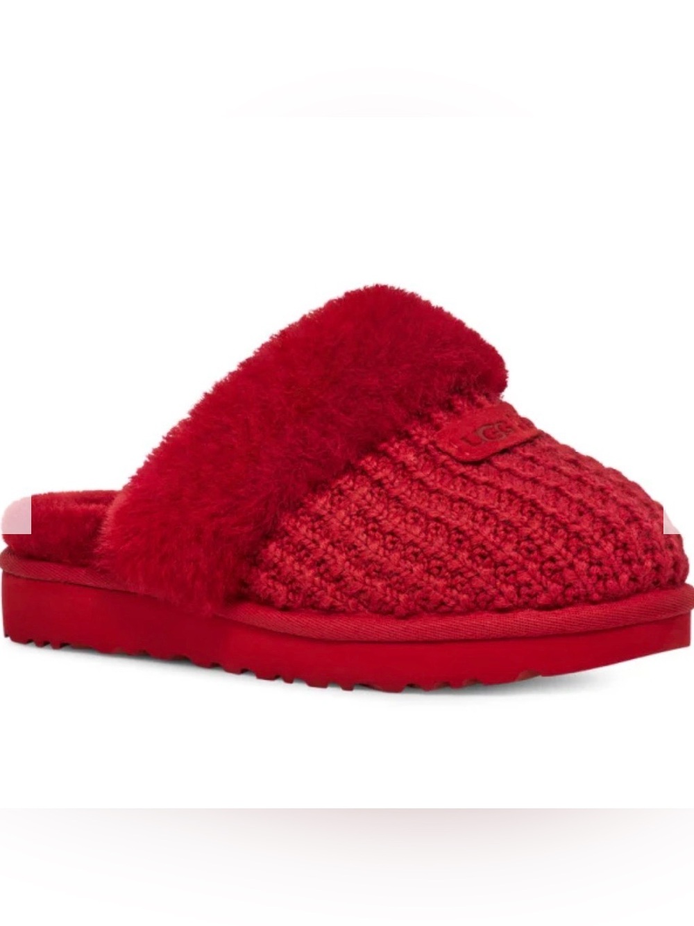 UGG Cozy Knit Shearling Slide Slipper 10